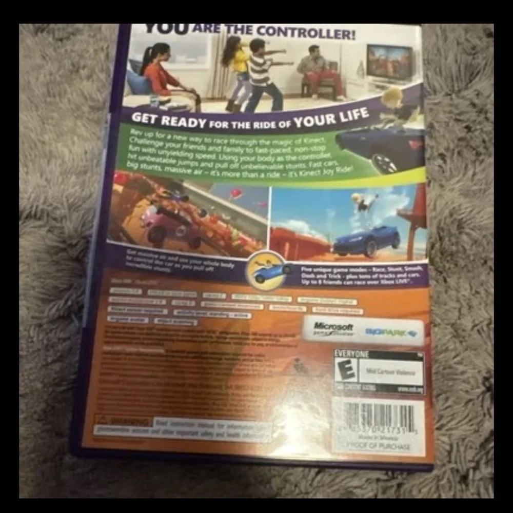 Microsoft Kinect Joy Ride for Xbox 360 - Blue and Purple